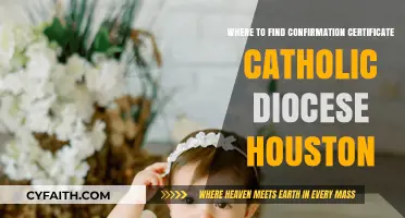 Locate Your Catholic Confirmation Certificate in Houston Diocese Easily