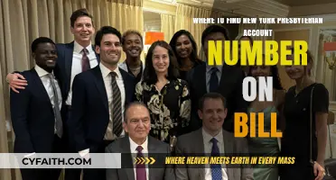 Locate Your New York Presbyterian Account Number on Your Bill