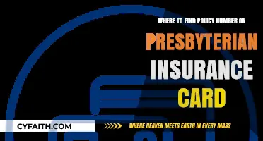 Locate Your Presbyterian Insurance Policy Number on Your Card Easily