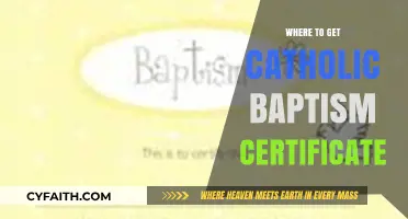 How to Obtain Your Catholic Baptism Certificate: A Step-by-Step Guide