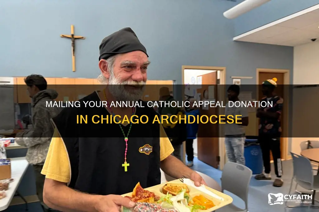 where to mail the annual catholic appeal archdiocese of chicago