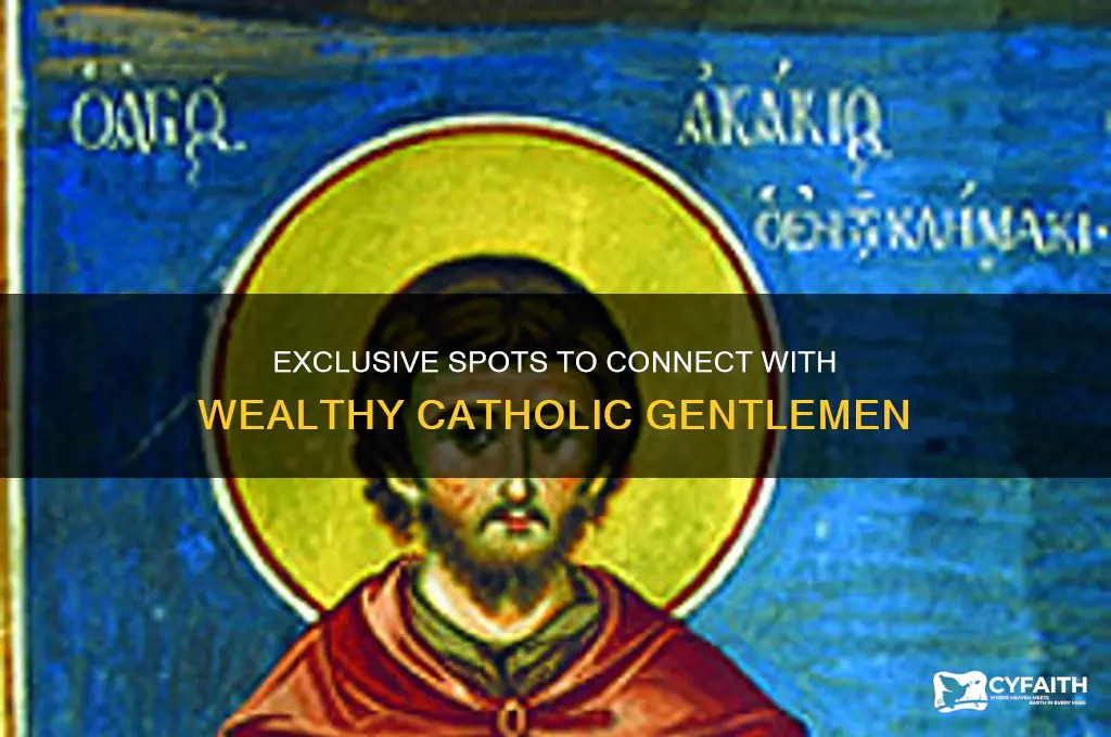 where to meet rich catholic guys