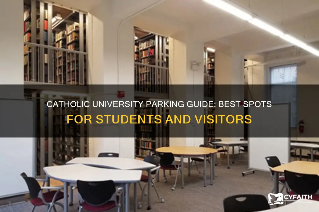 where to park at catholic university