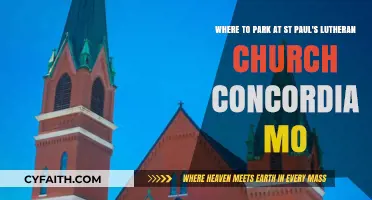 Exploring Parking Options at St. Paul's Lutheran Church, Concordia, MO