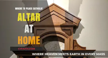 Creating Sacred Space: Ideal Placement for Your Home Catholic Altar