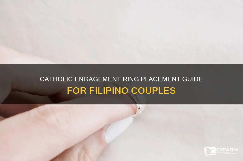 where to put engagement ring catholic philippines