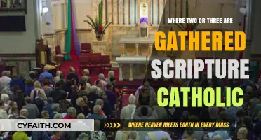 Catholic Scripture on Unity: Where Two or Three Are Gathered
