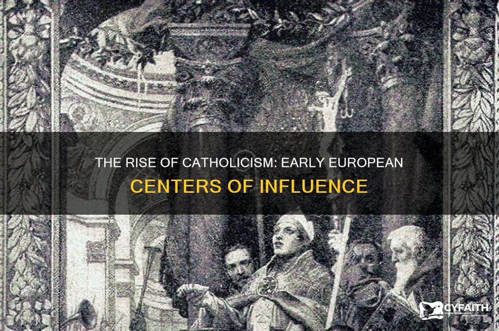 where was catholic prominent early europe