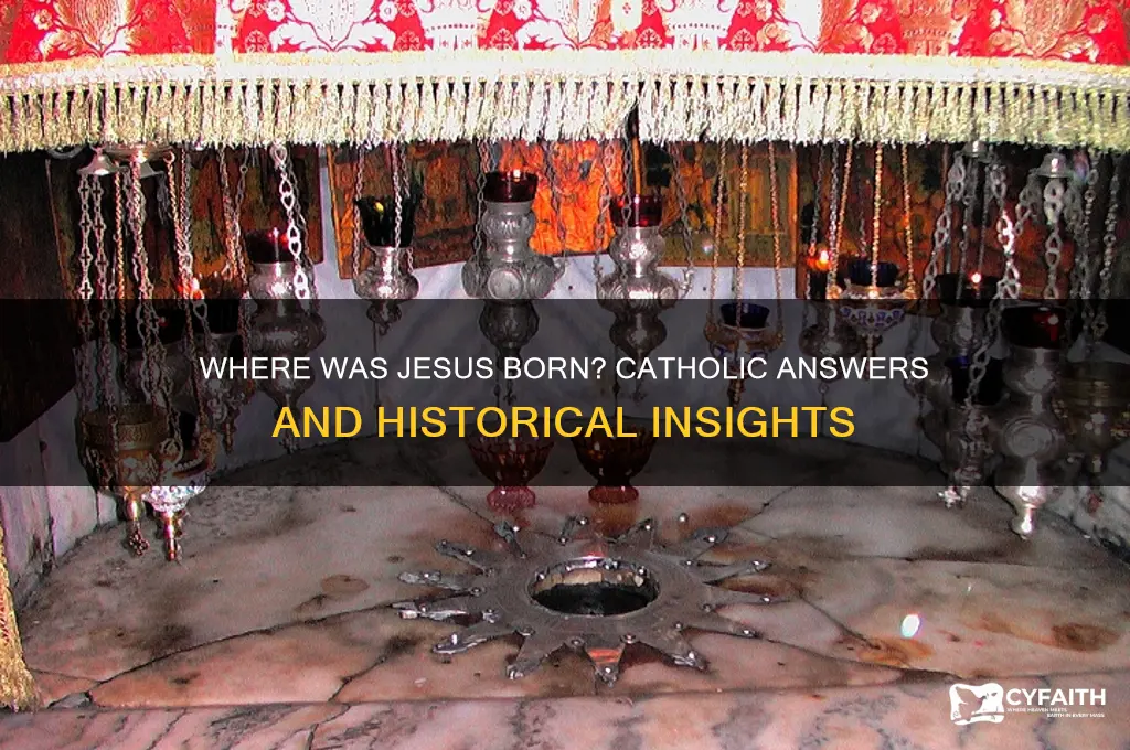 where was jesus born catholic answers