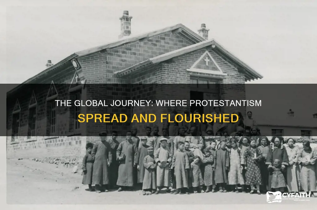 where was protestant spread