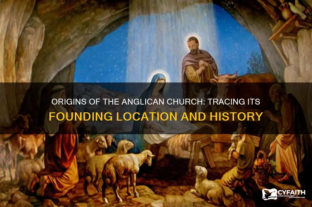 where was the anglican church founded