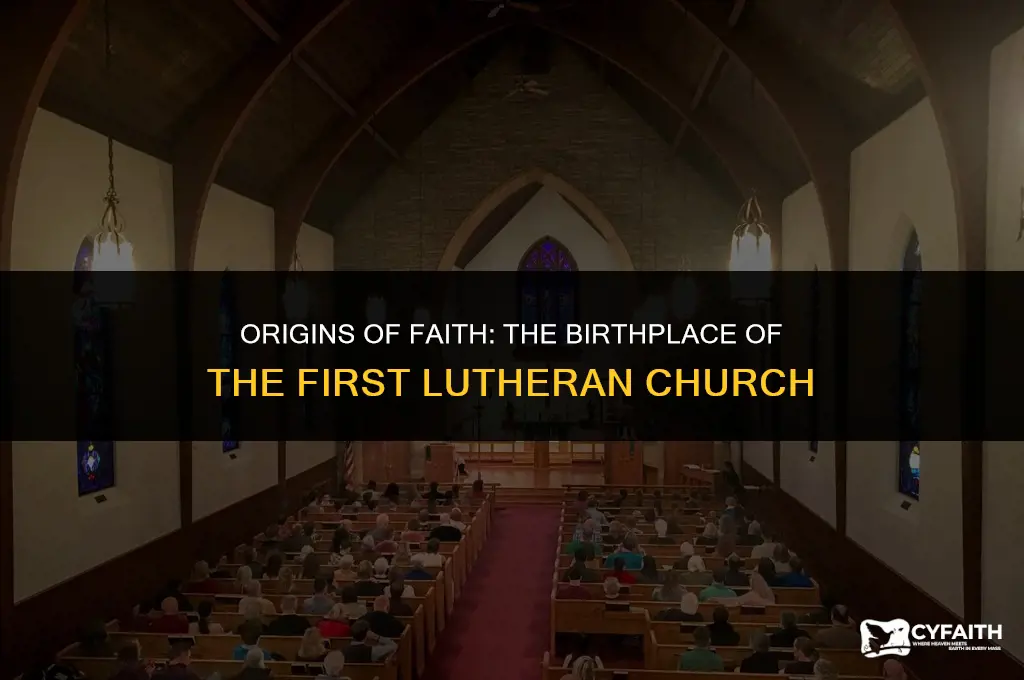 where was the first lutheran church