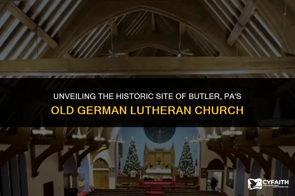 where was the old german lutheran church in butler pa