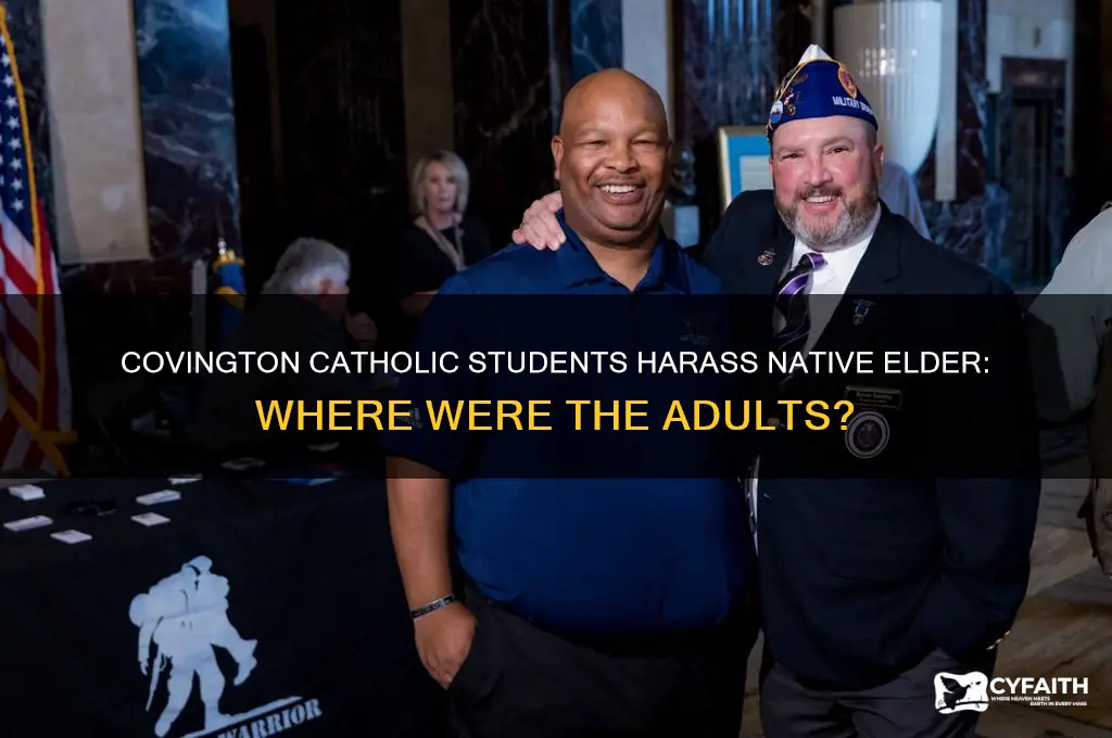 where were adults while cov catholic students harrassed native