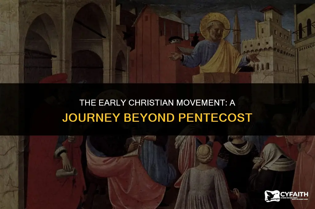 where were the christians after pentecost