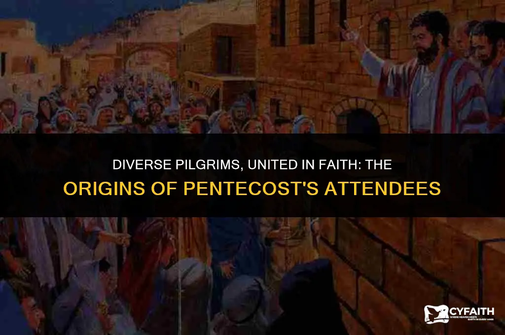 where were the people at pentecost from