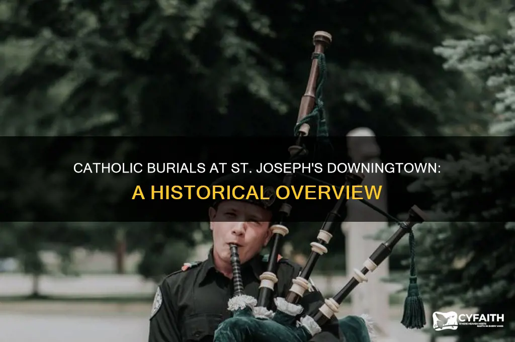 where where catholic burials downingtown st josephs