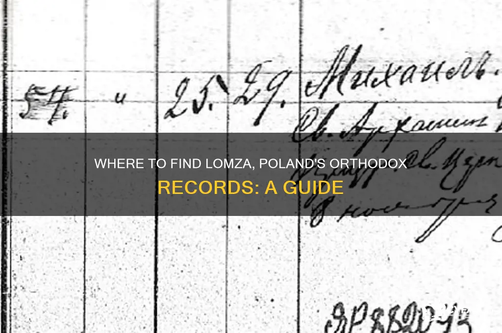 where would lomza poland orthodox records be kept