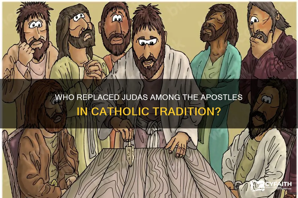 which apostle replaced judas catholic