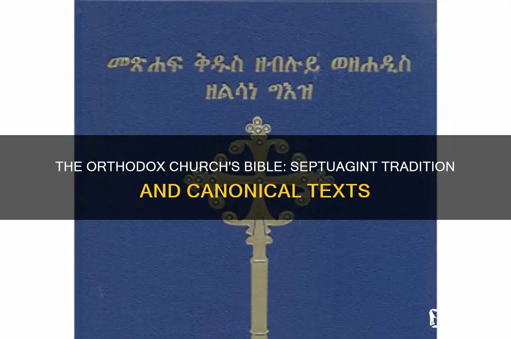 which bible does orthodox church use