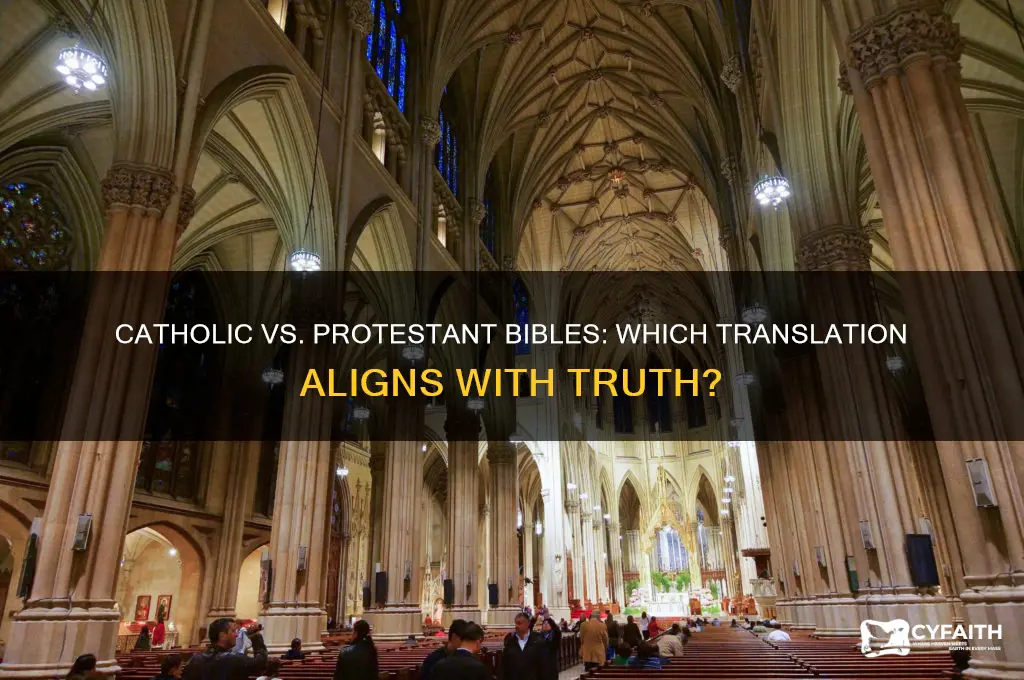 which bible is correct catholic or protestant
