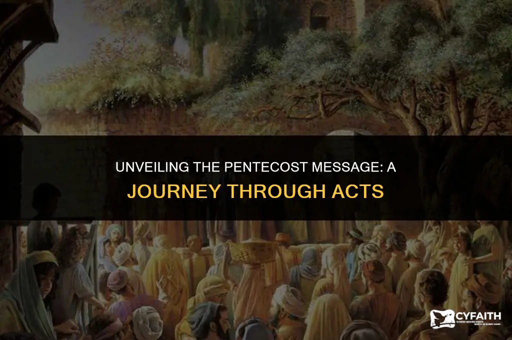 which book of the bible gives pentecost message