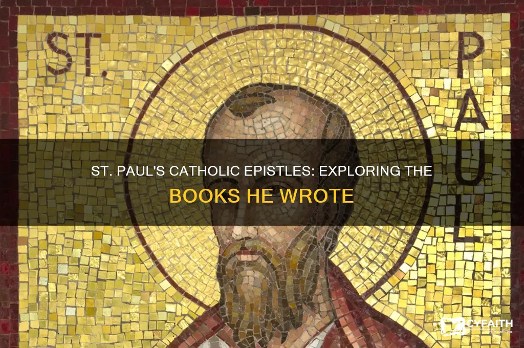 which books did st paul write catholic