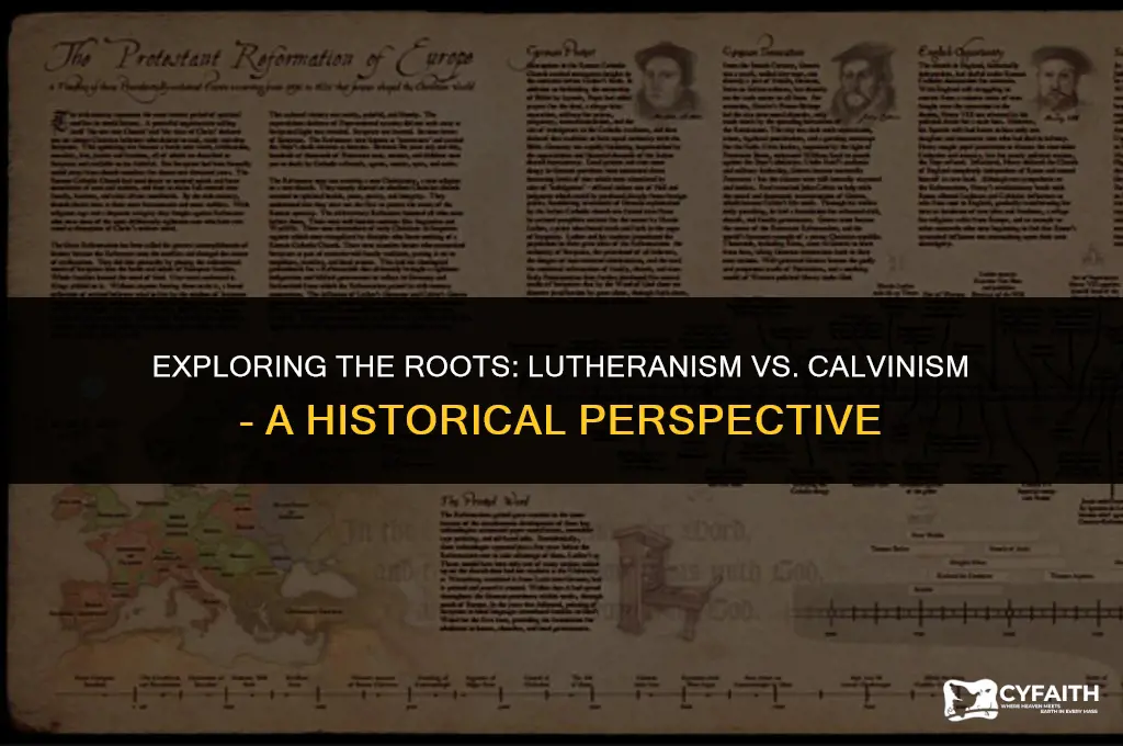 which came first lutheran or calvinism
