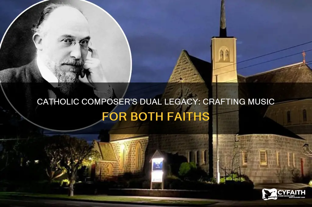 which catholic composer wrote both catholic and anglican music