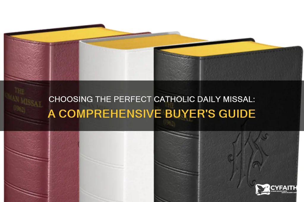 which catholic daily missal to buy