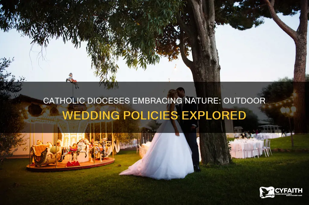 which catholic dioceses allow outdoor weddings