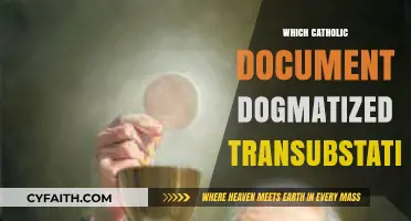 The Catholic Document That Officially Dogmatized Transubstantiation Explained