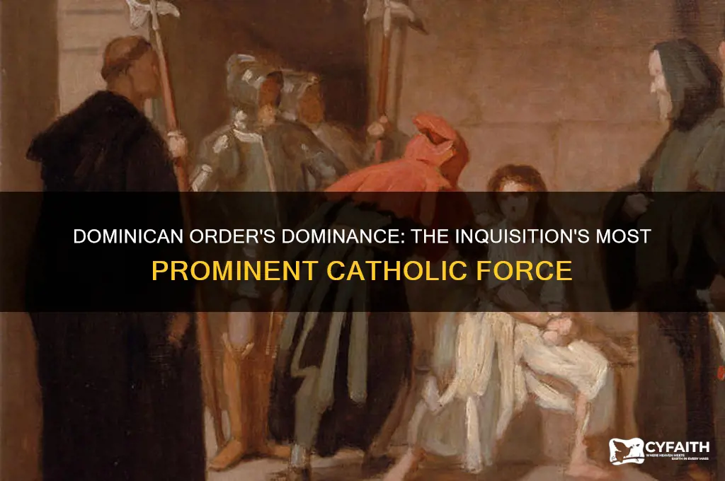 which catholic order was most prominent during the inquisition