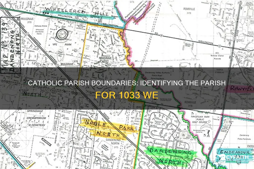 which catholic parish covers 1033 we