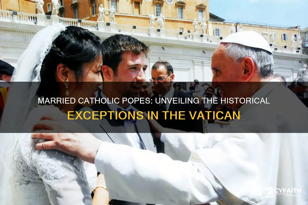 which catholic popes were married