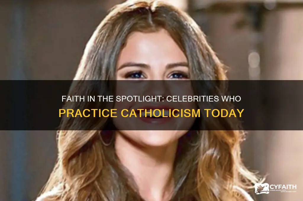 which celebrities are practicing catholics