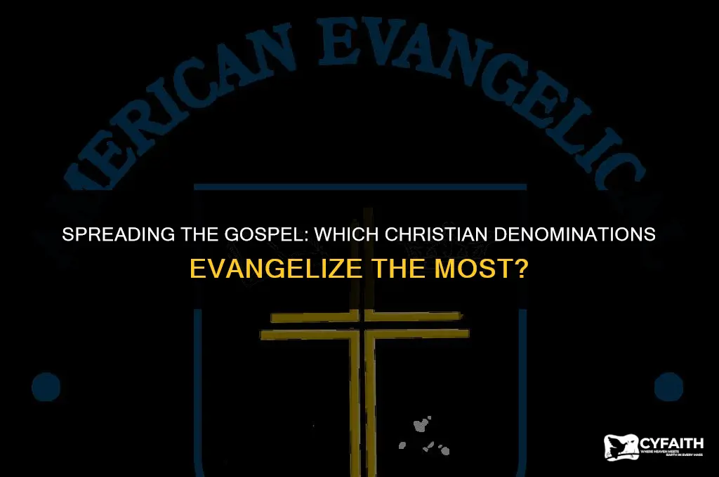 which christians evangelize
