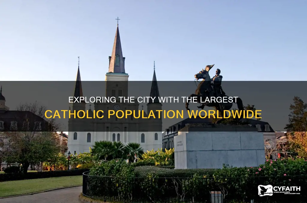 which city has the most catholics