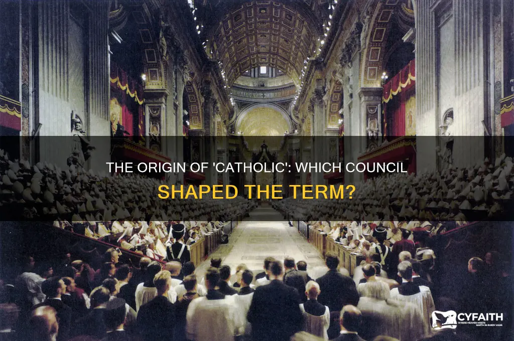 which council created catholic word