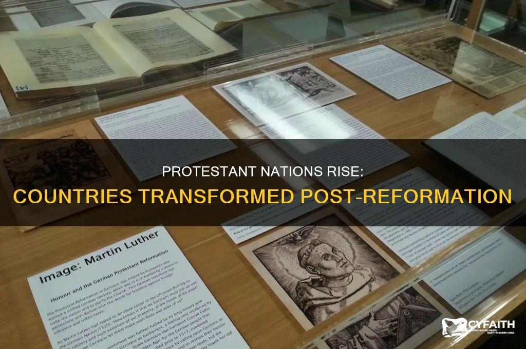 which countries became protestant after the reformation