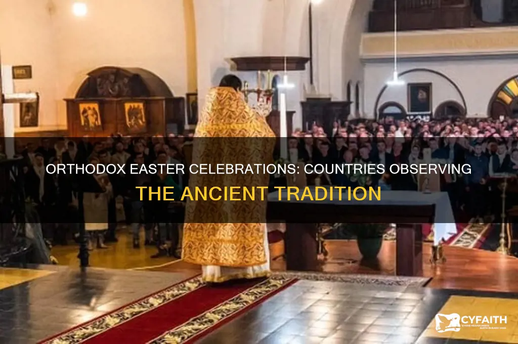 which countries celebrate orthodox easter