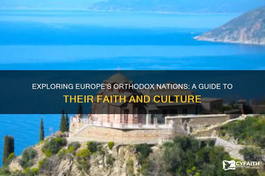 which countries in europe are orthodox
