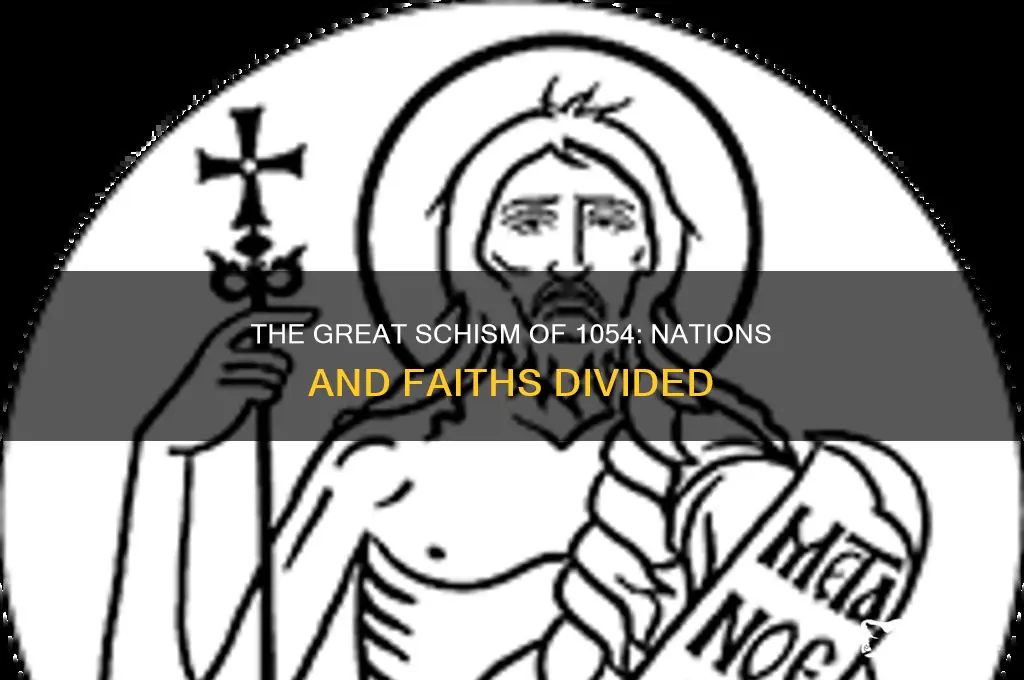 which countries were involved in the eastern orthodox church 1054