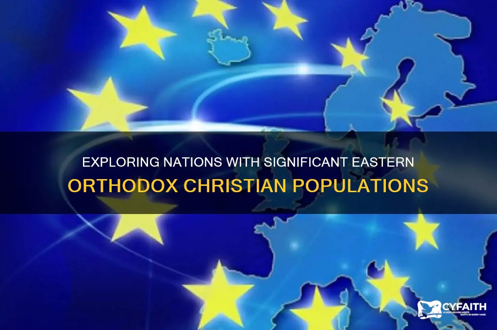 which country has a large population of eastern orthodox christians