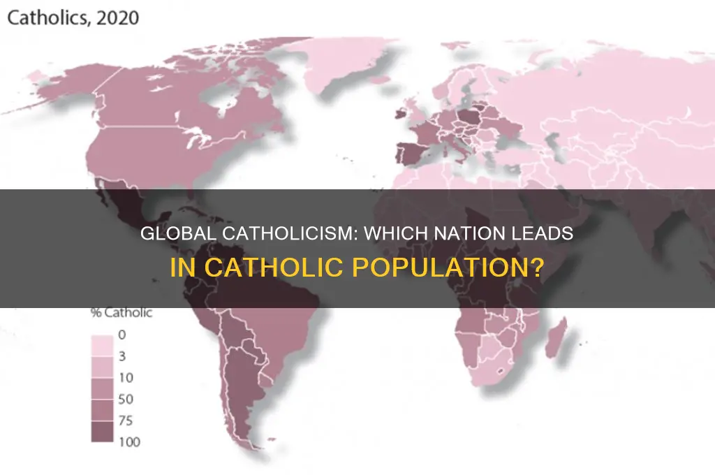 which country has the highest catholic pop