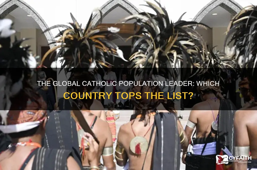 which country has the highest catholic populatiion in the world