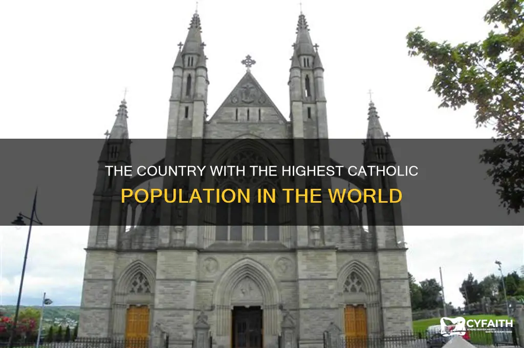 which country has the highest catholic population in the worl