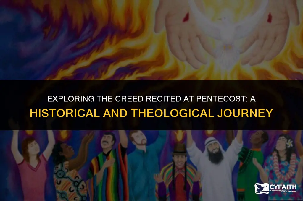 which creed is used at pentecost