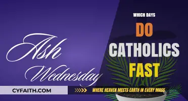 Catholic Fasting Days: Understanding When and Why Catholics Abstain