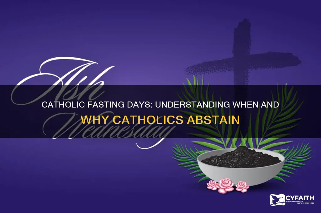 which days do catholics fast